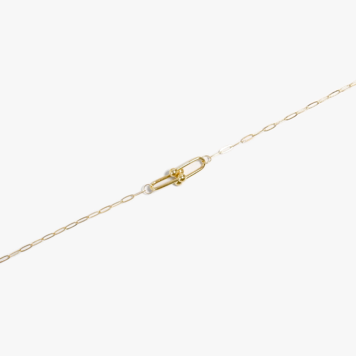 The Hardware Necklace Bracelet in Solid Gold