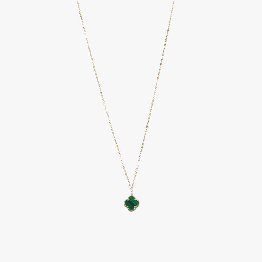 Green alhambra online necklace