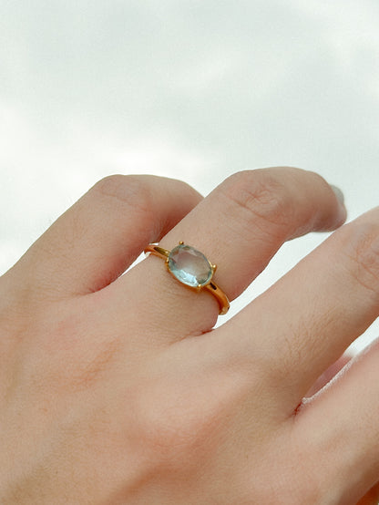 The Classic Oval Birthstone Ring