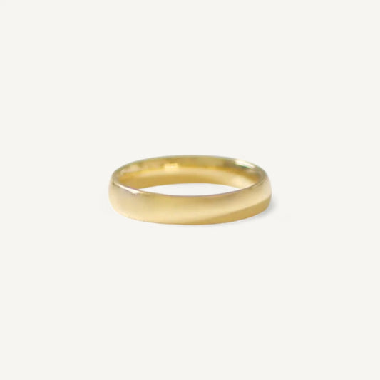 The Dainty 4mm Band in Solid Gold