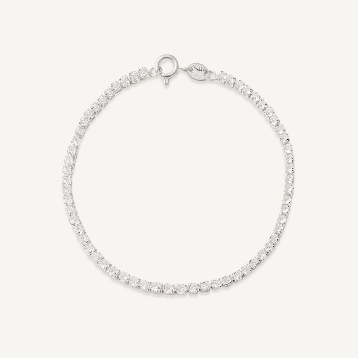 The Classic Tennis Bracelet in Silver