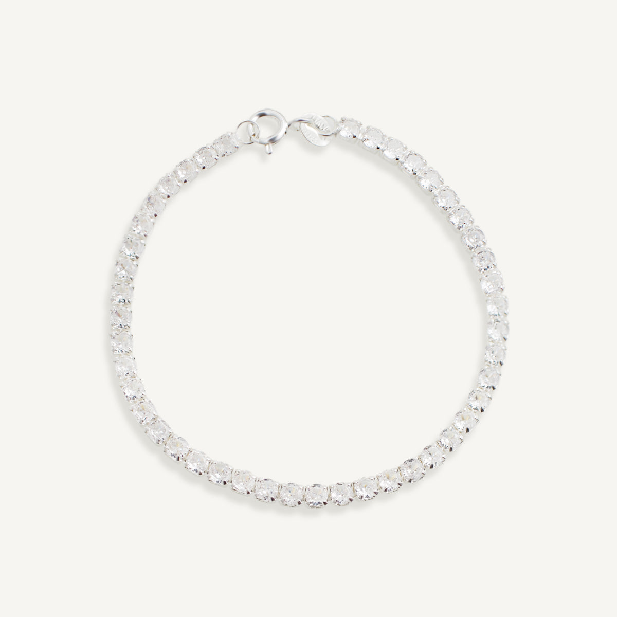 The Classic Tennis Bracelet in Silver