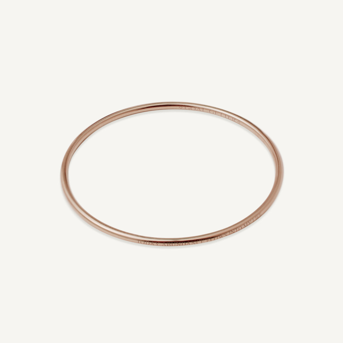 The Minimalist Bangle, Engraved