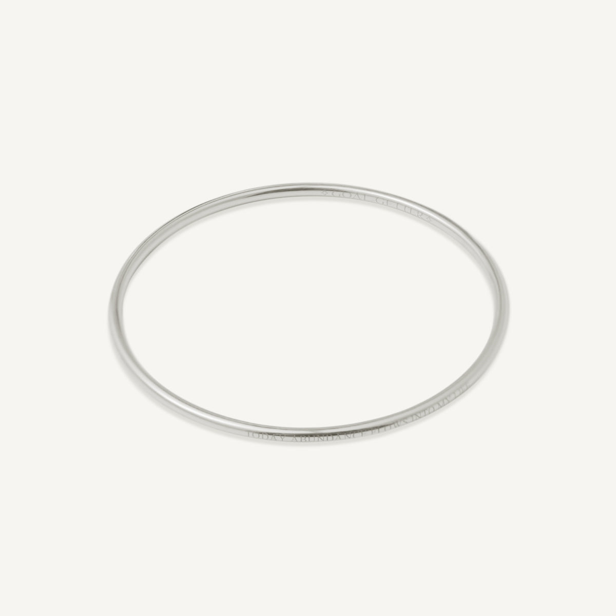 The Minimalist Bangle, Engraved