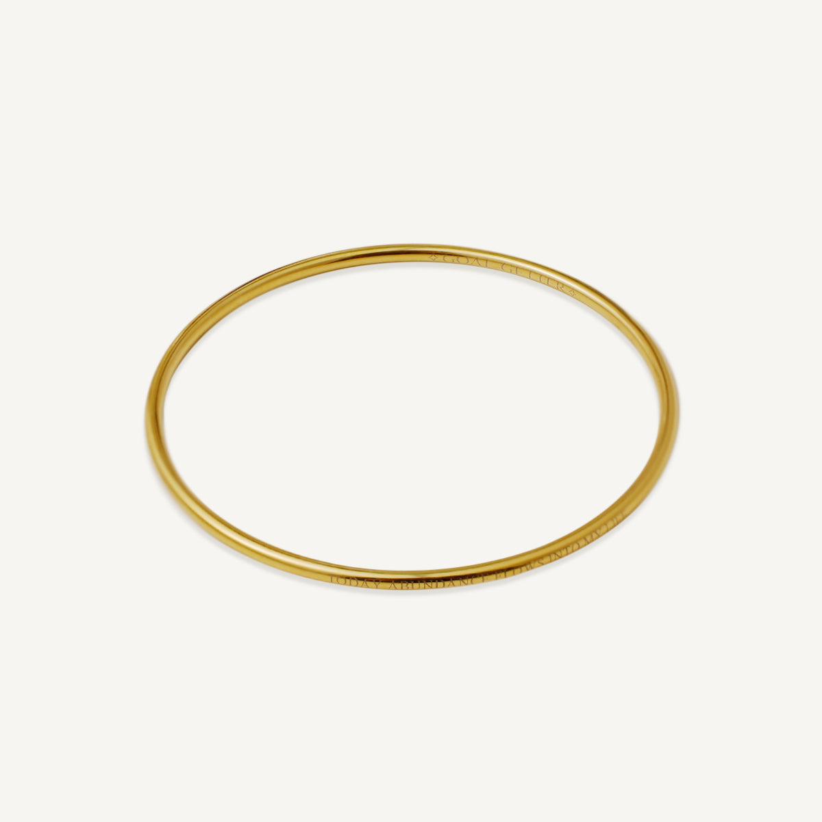 The Minimalist Bangle, Engraved
