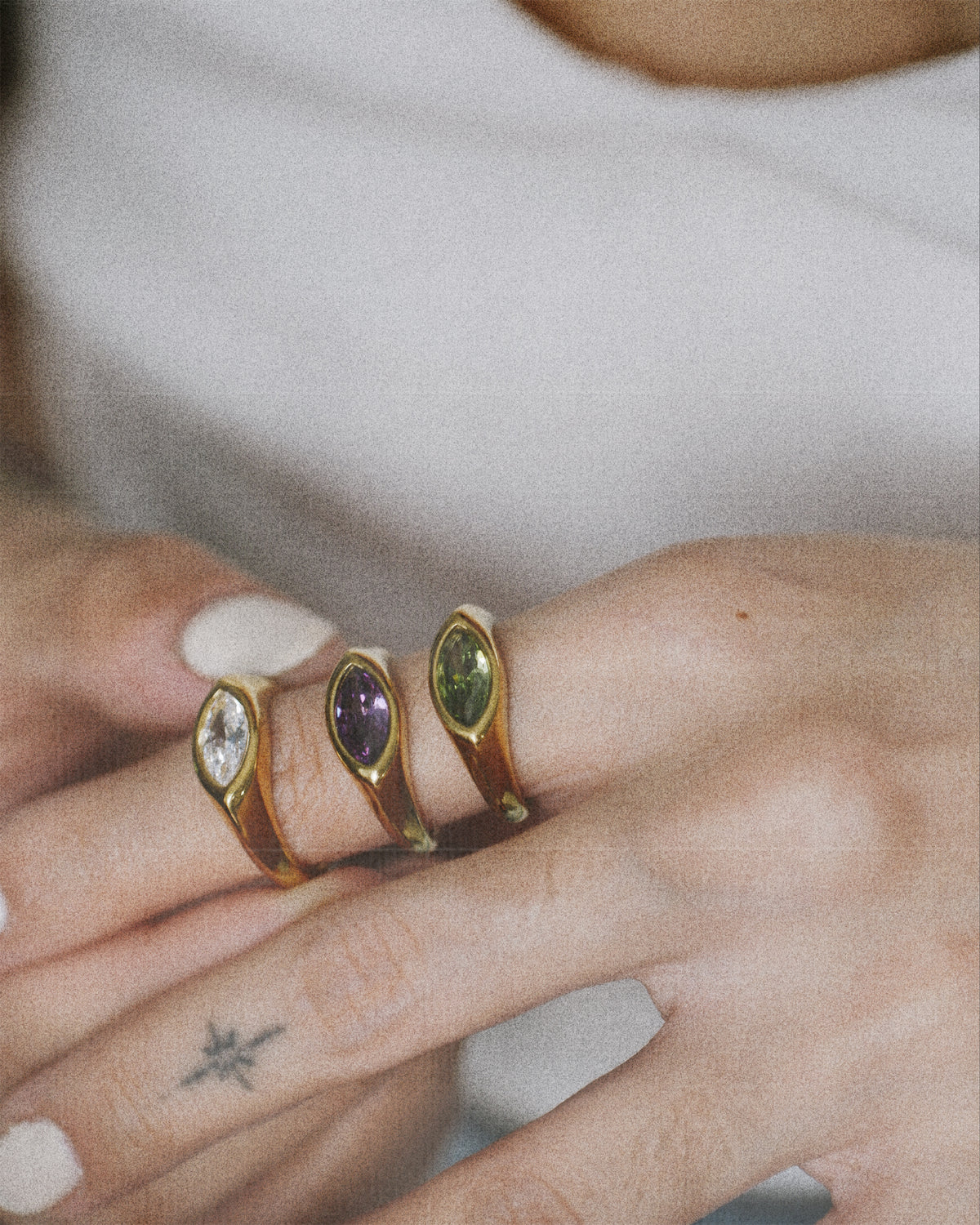 Marquise Modern Signet Ring