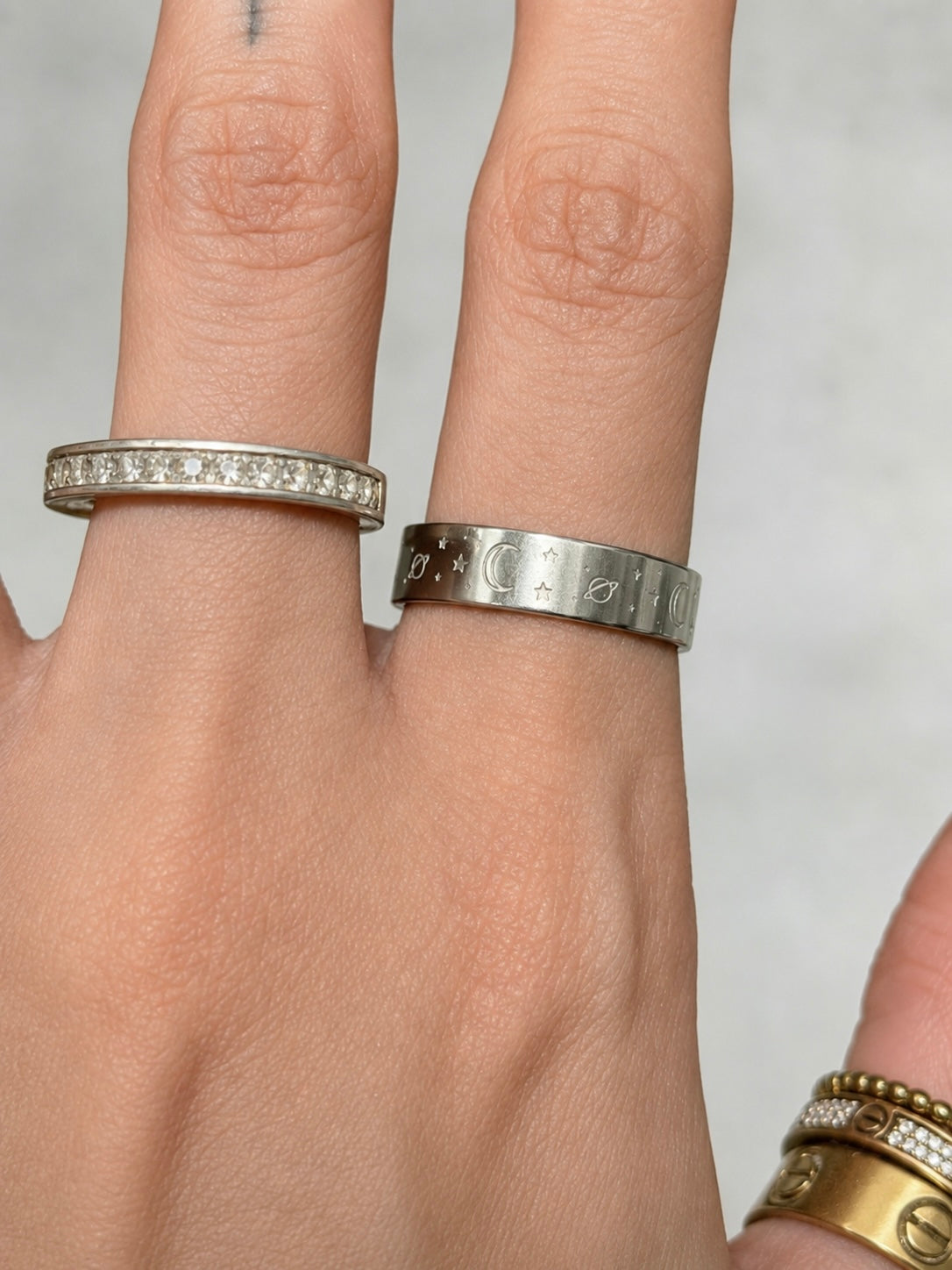 The Galaxy Engraved Band