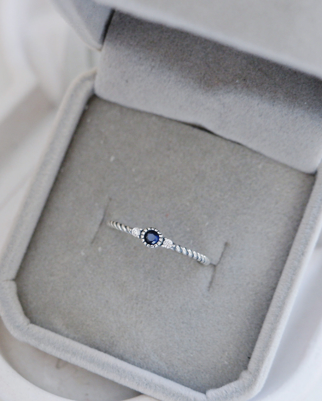 The Mini Sapphire Brenna Ring