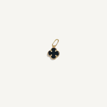 The Ultra Mini Designer Clover Necklace in Solid Gold