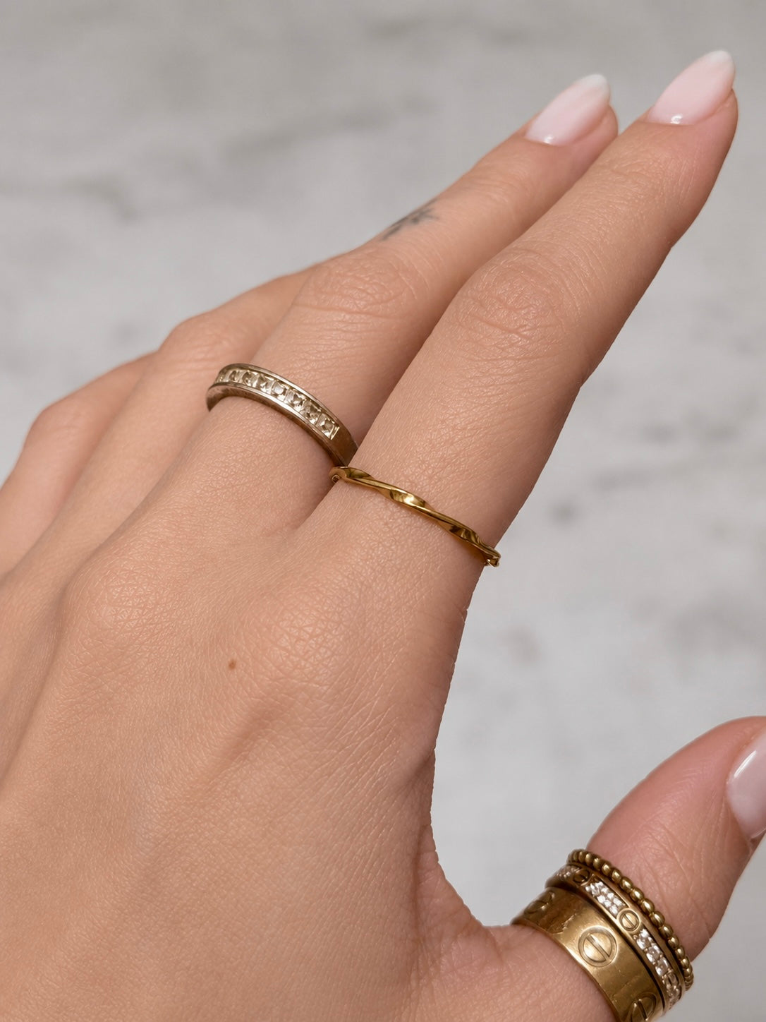 The Petite Vine Open Ring