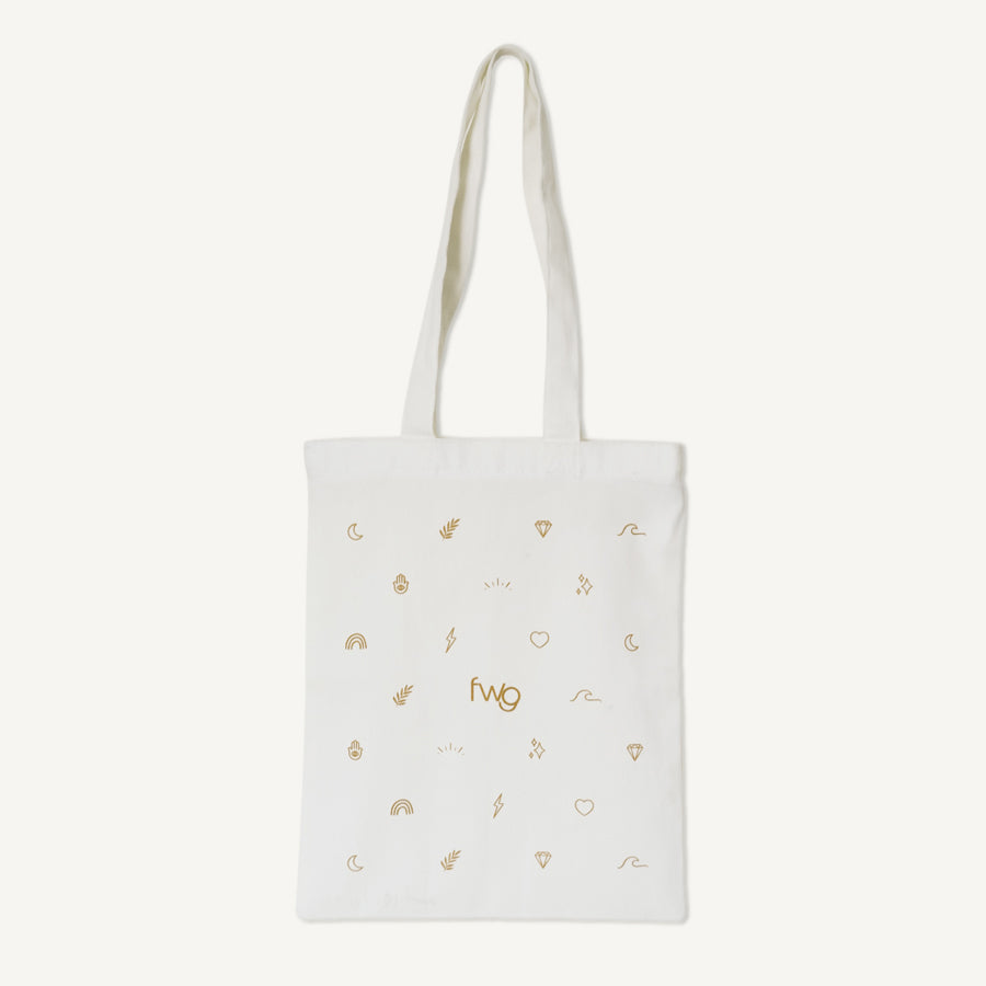 Ecru Canvas Tote Bag