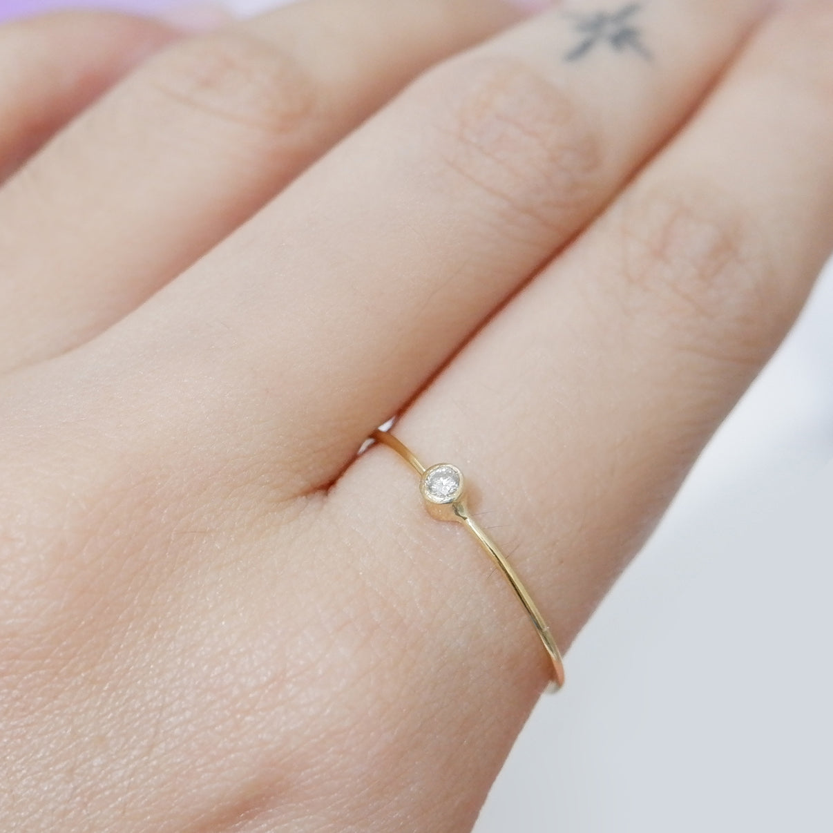 The Classic Birthstone Ring in Solid Gold