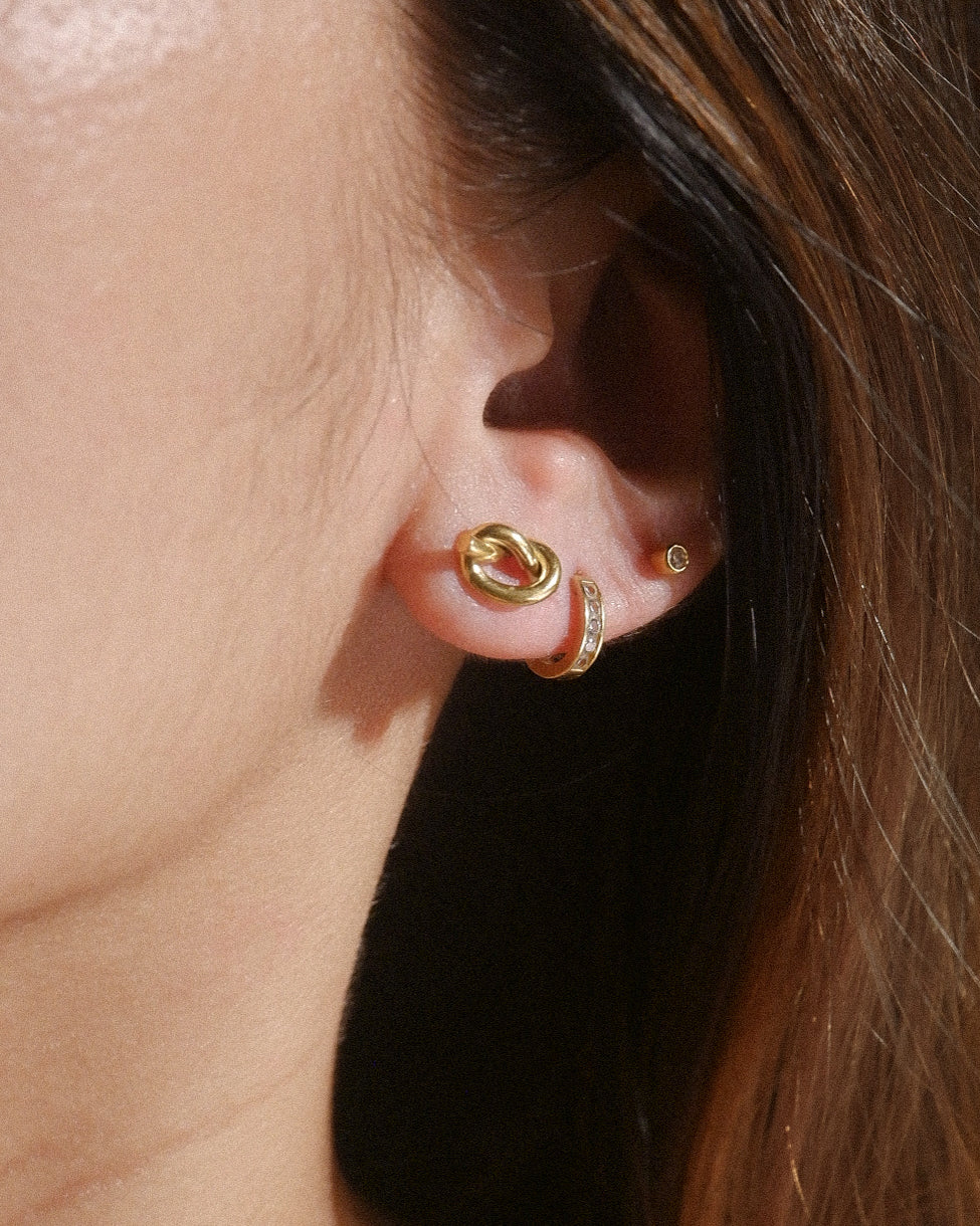 The Chunky Knot Necklace and Earring Bundle