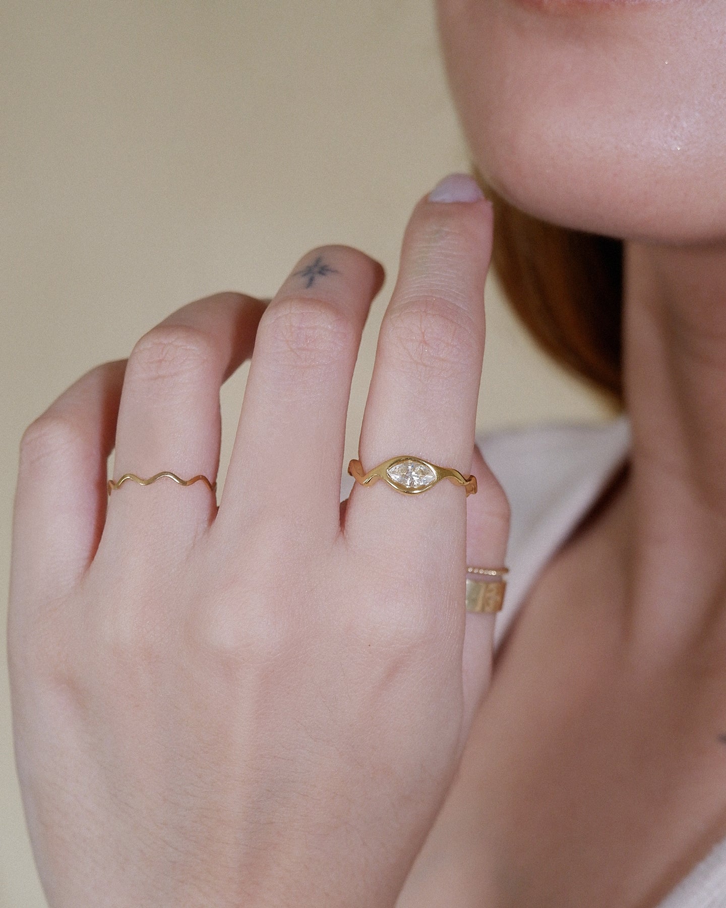 The Marquise Flowy Ring