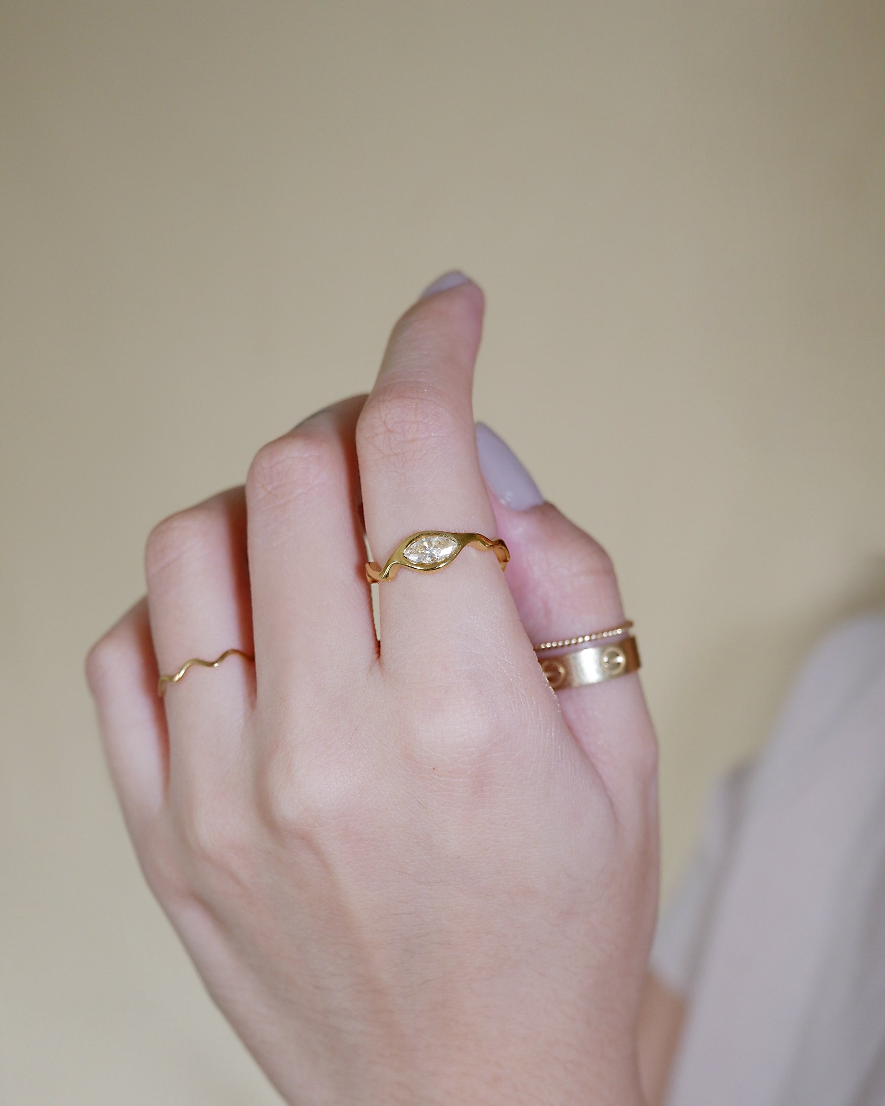 The Marquise Flowy Ring