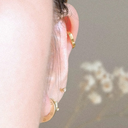 The Essential Huggie Earrings in Solid Gold