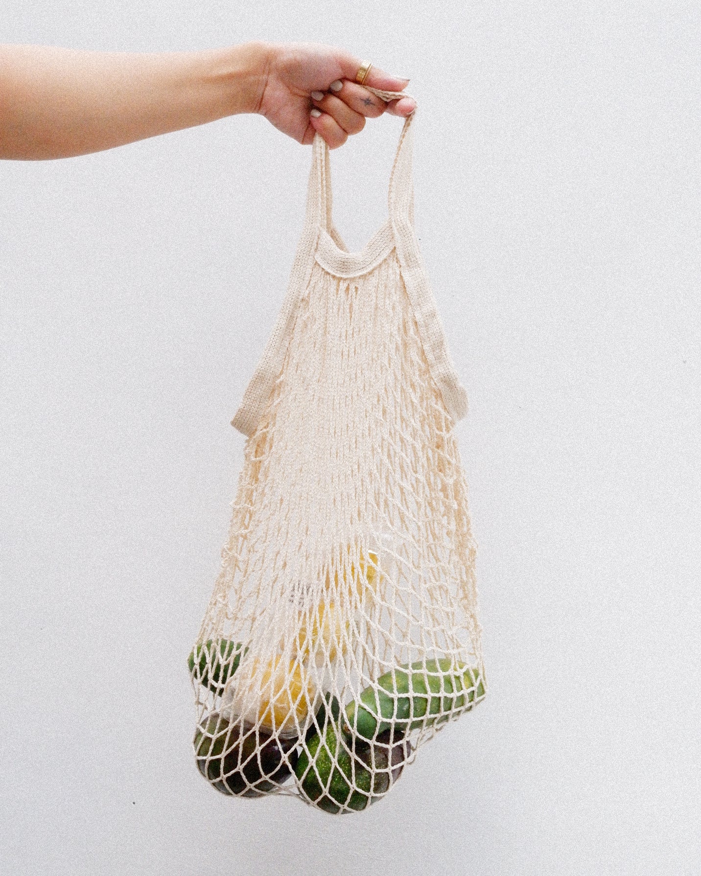 Sustainable French Netted Market Bag