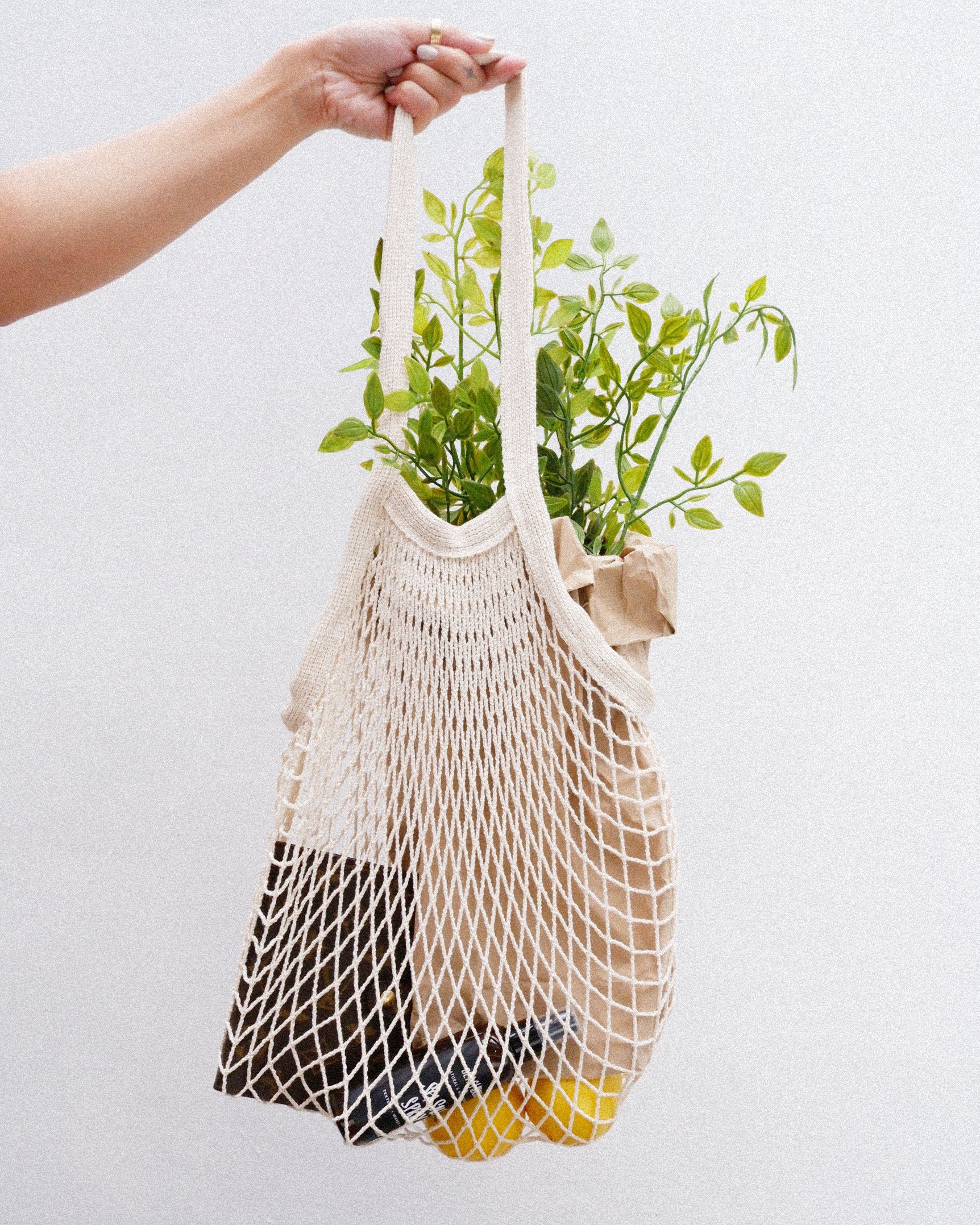 Sustainable French Netted Market Bag