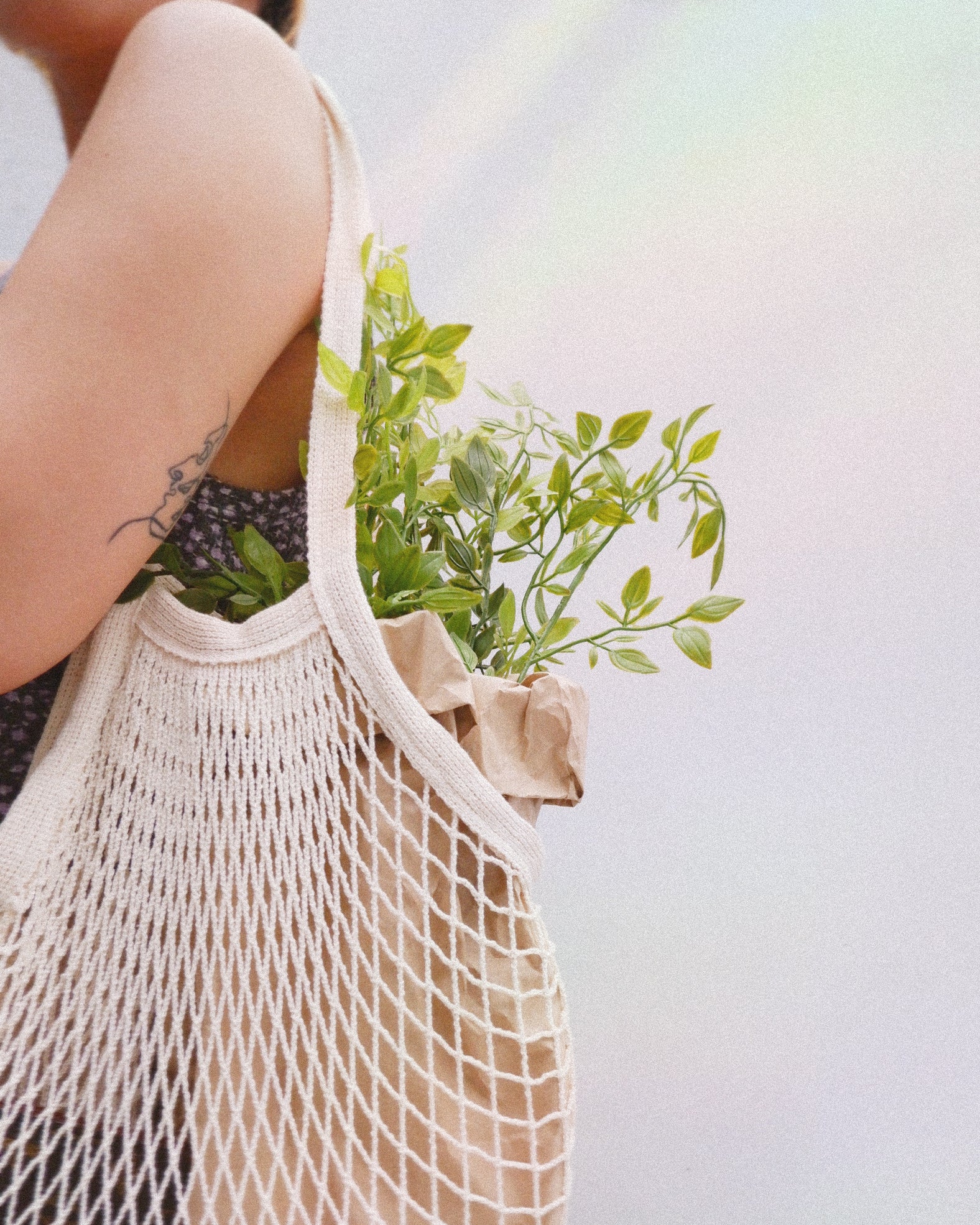 Sustainable French Netted Market Bag