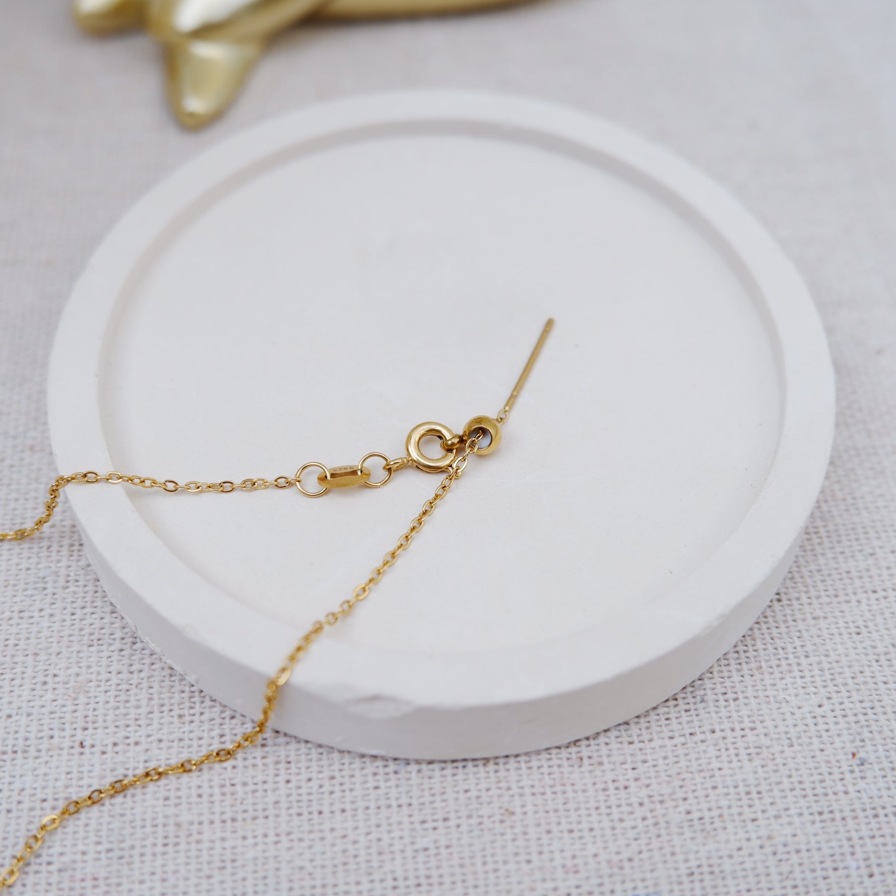 Slide Pendant Hamilton Gold Plated – 5mm Mount With Chain – 2515 – Pack Of 3