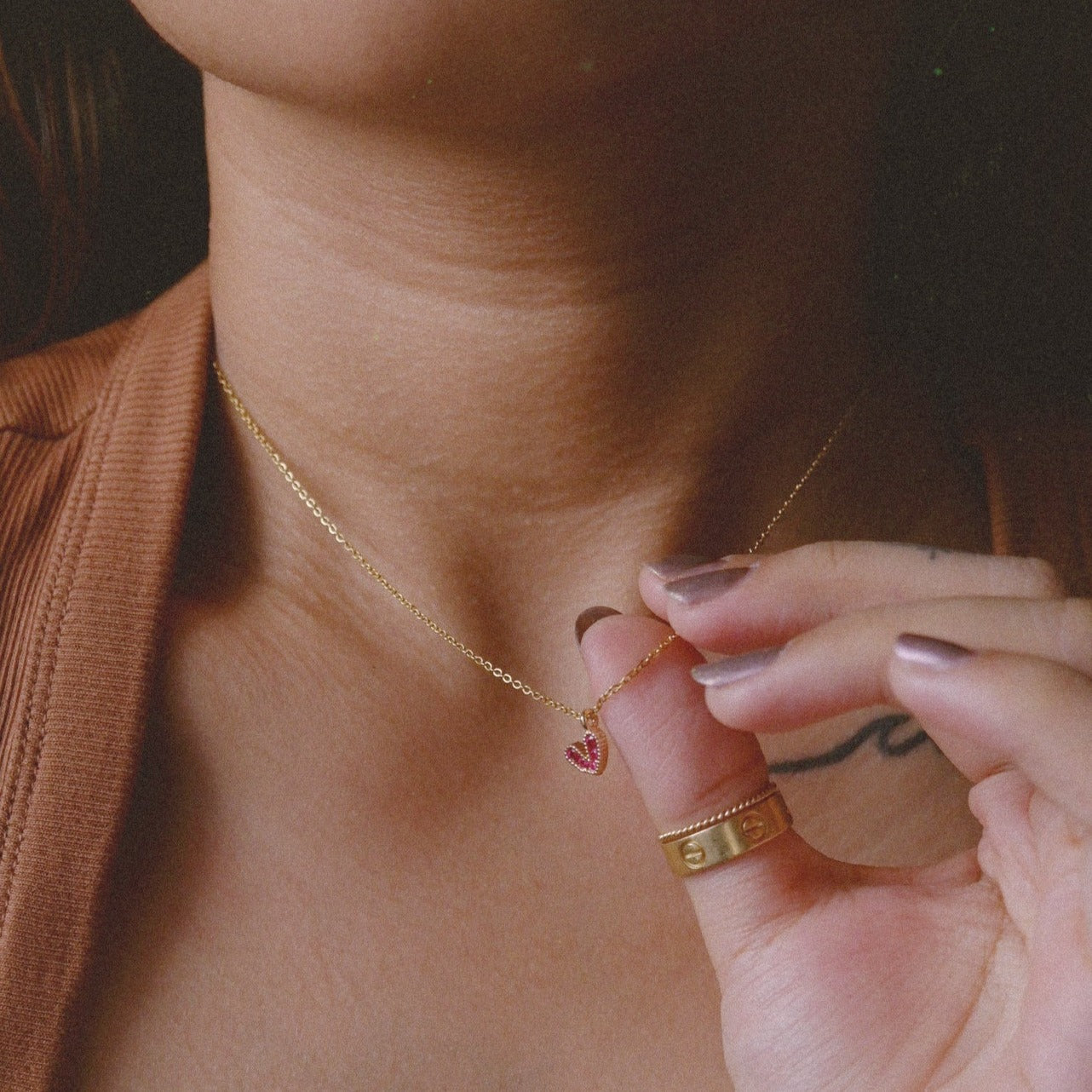 The Sweet Heart Necklace and Bracelet Bundle