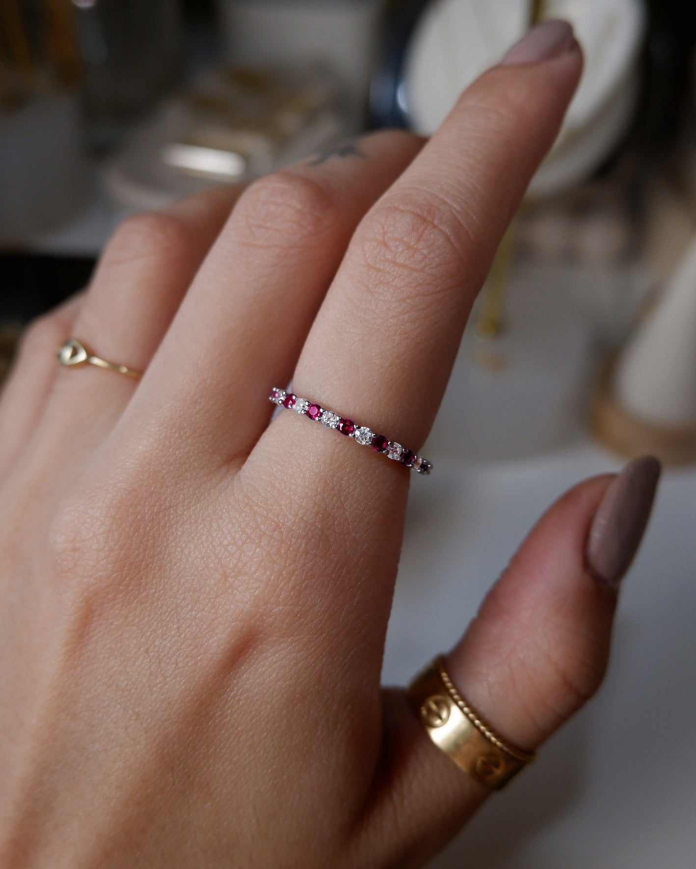 The Estelle Birthstone Full Eternity Ring