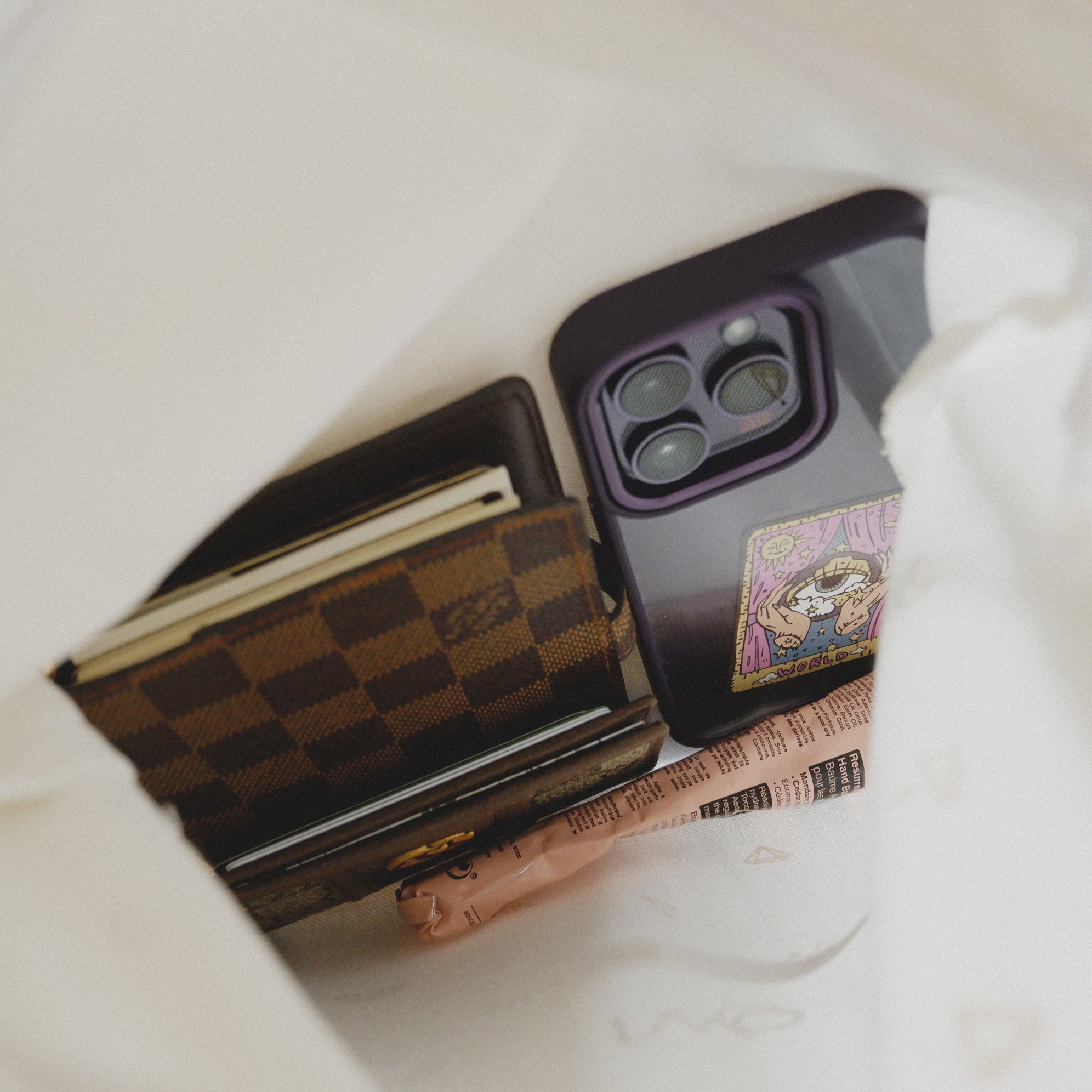 Ecru Canvas Tote Bag