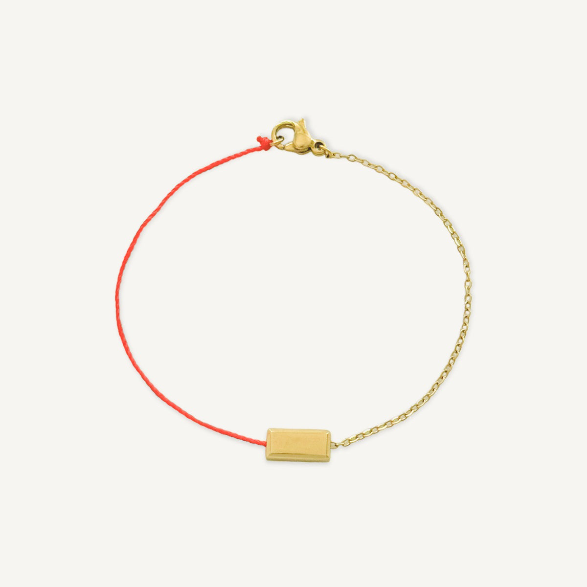 The Red Line Gold Bar Bracelet