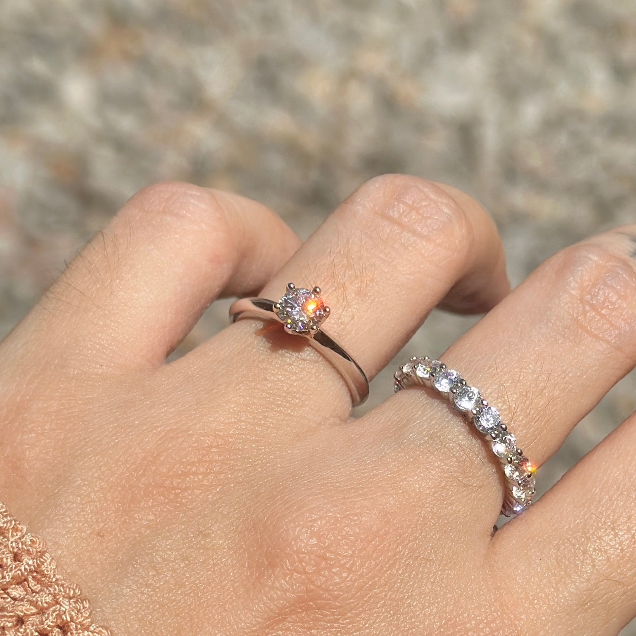 The Six Prong Classic Moissanite Ring