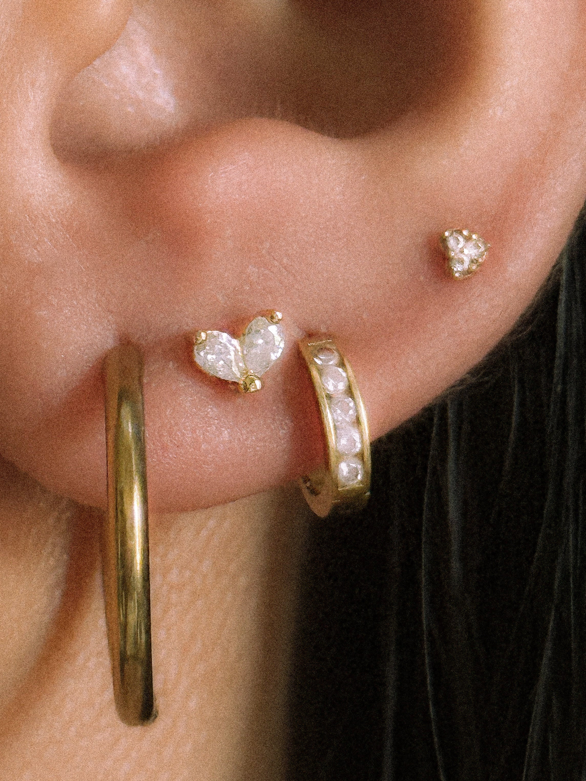 The Marquise Duo Flat Back Earrings