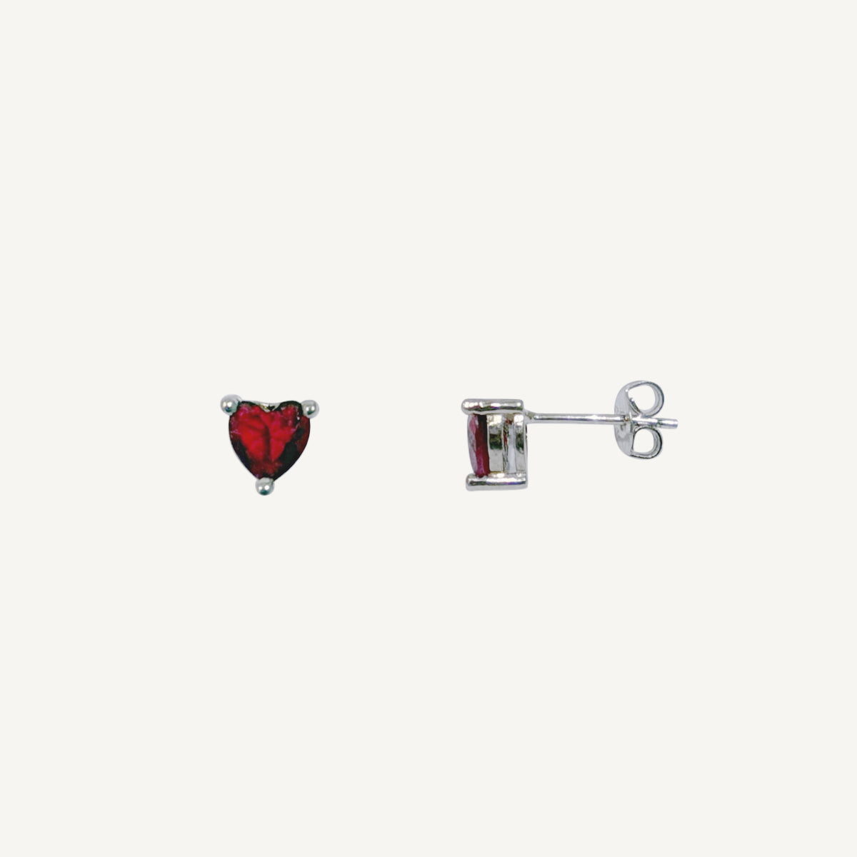 The Red Heart Floating Necklace & Earring Set | Holiday Shop