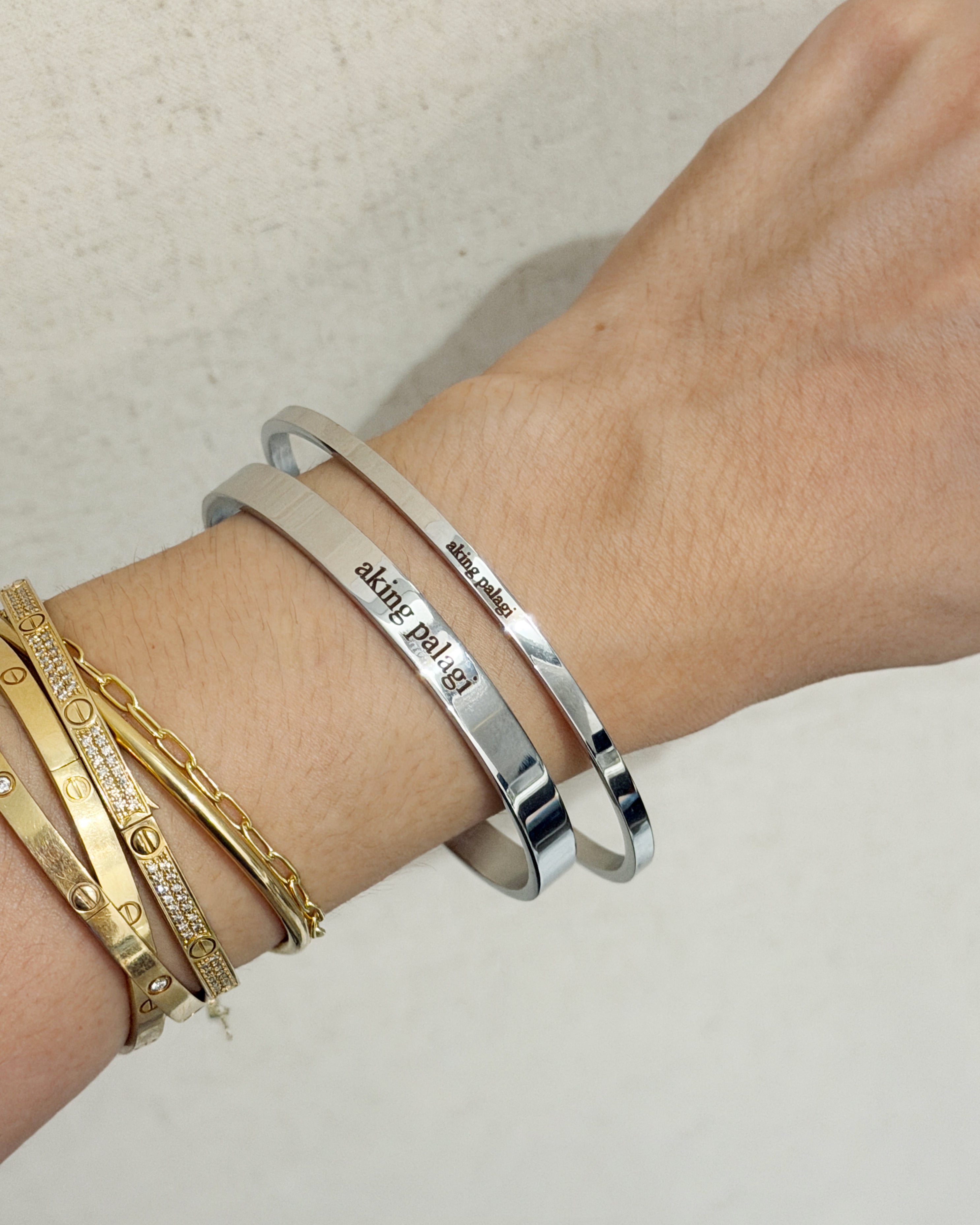 The Bare Bangle, Engraved "aking palagi" | Holiday Shop