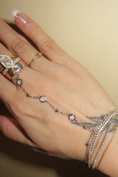 The Solitaire Ring and Bracelet Chain