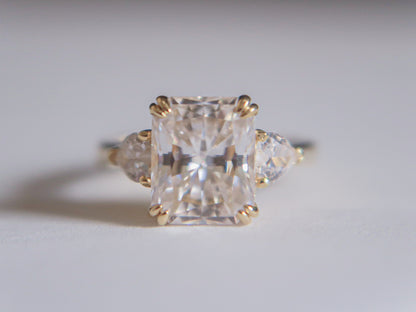 The Willow Radiant Moissanite Ring