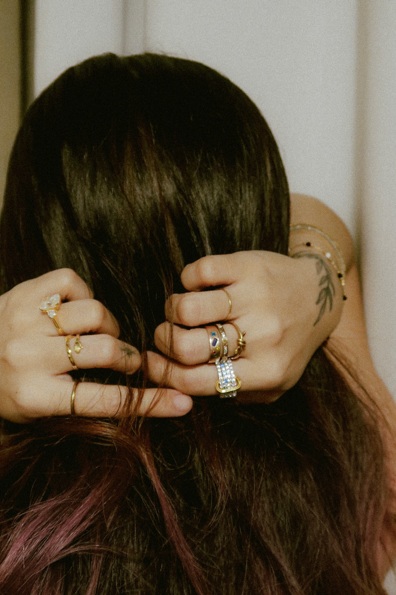 The Estelle Birthstone Eternity Carabiner Lock Ring