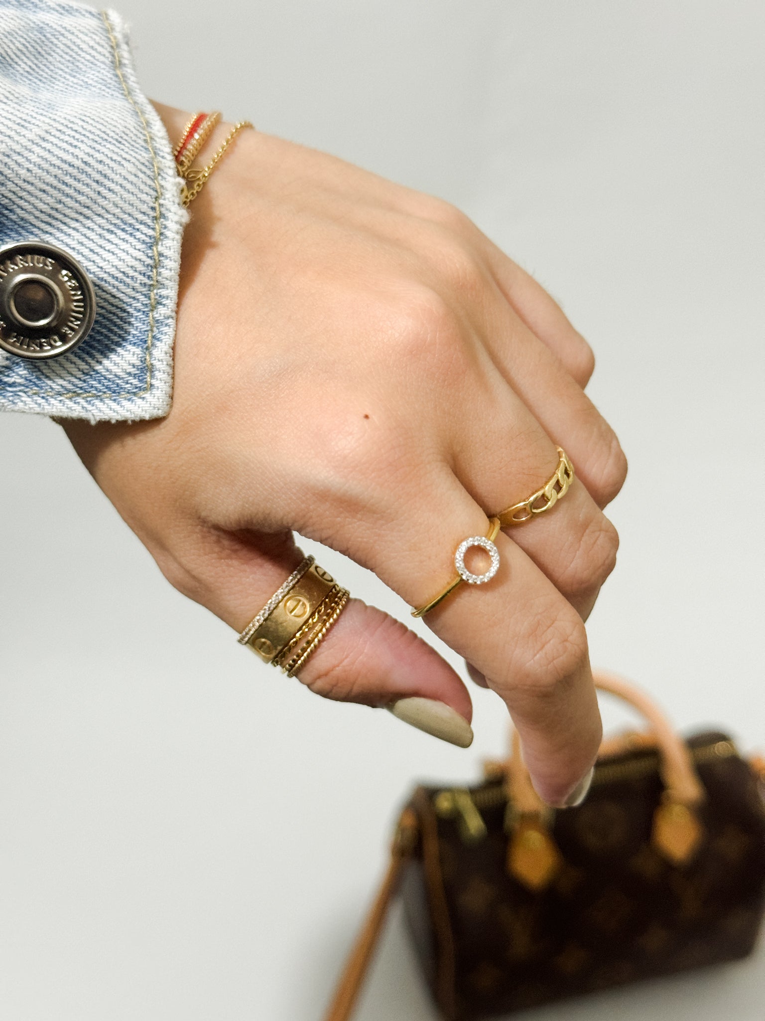 The Pave Good Karma Ring