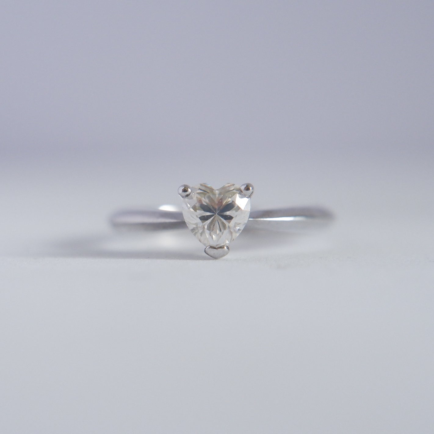 The Classic Shaped Moissanite Ring