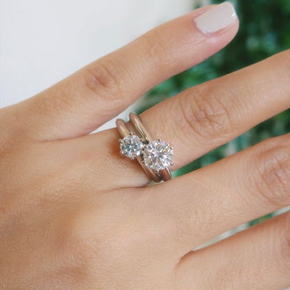 The Six Prong Classic Moissanite Ring