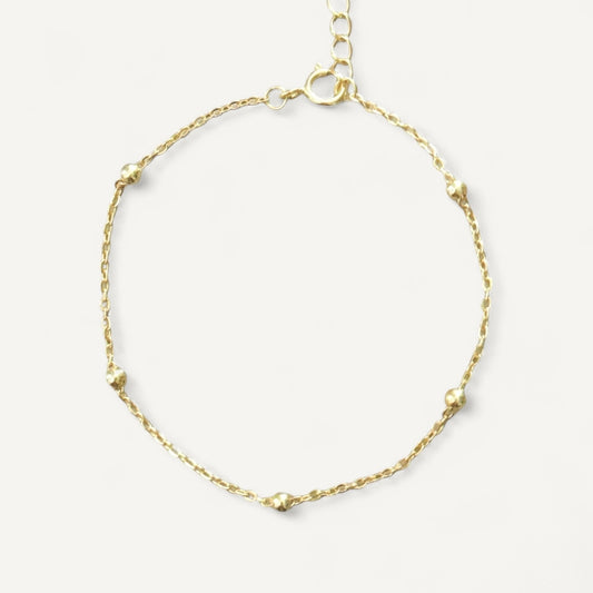 The Tiny Spaced Ball Bracelet