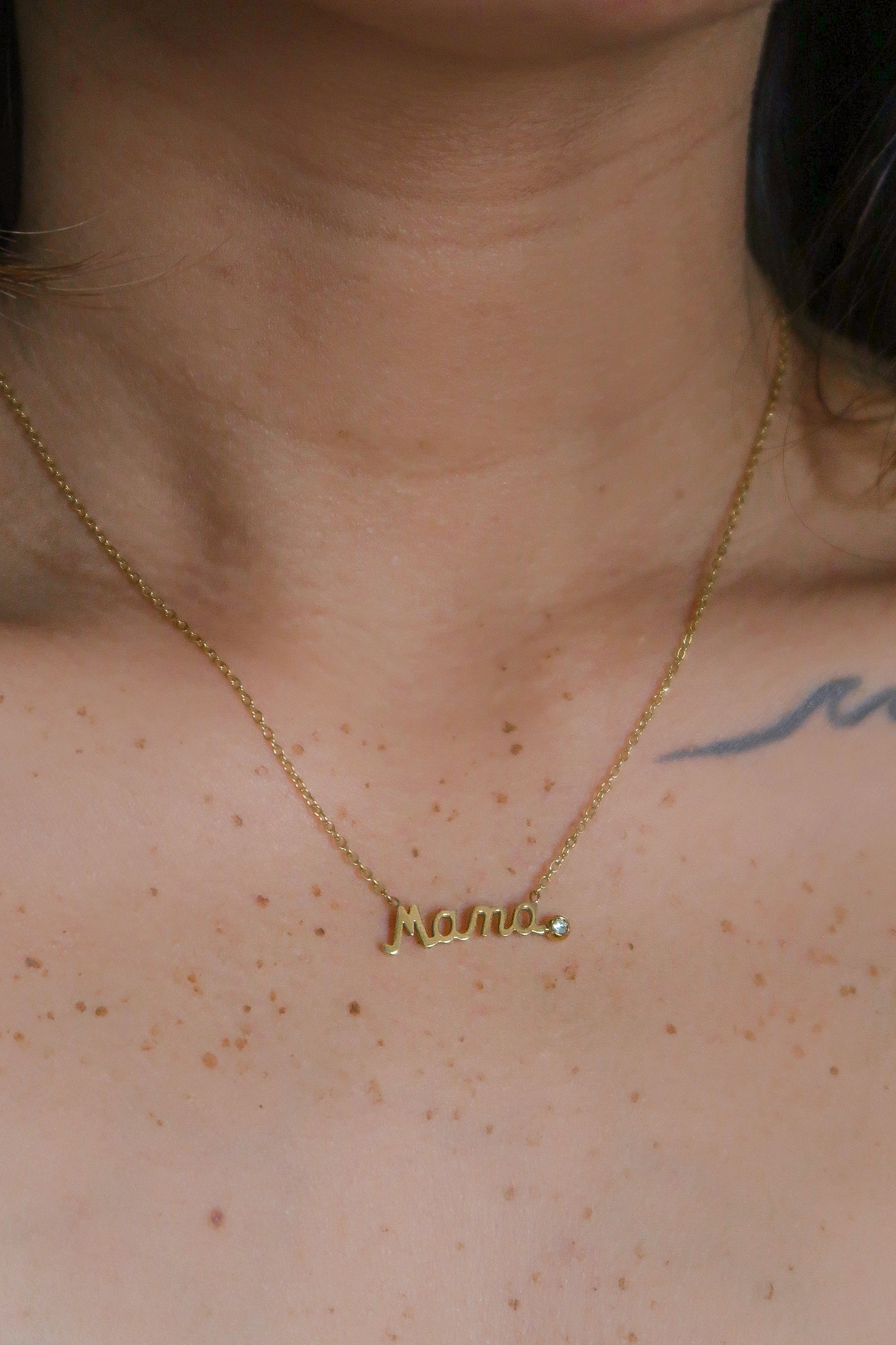 For Mama Solitaire Necklace