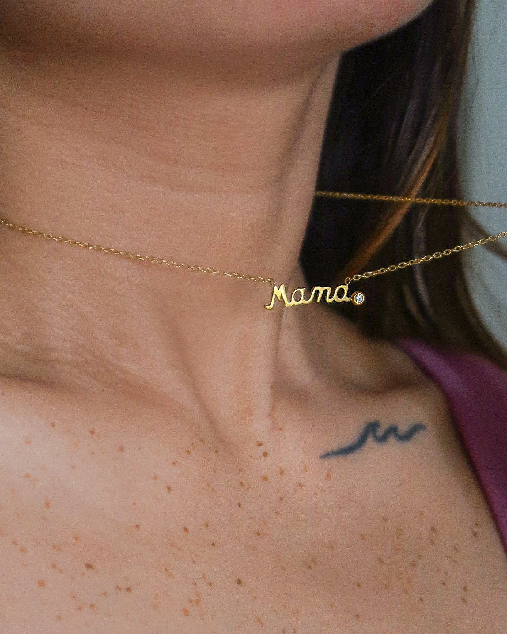 For Mama Solitaire Necklace