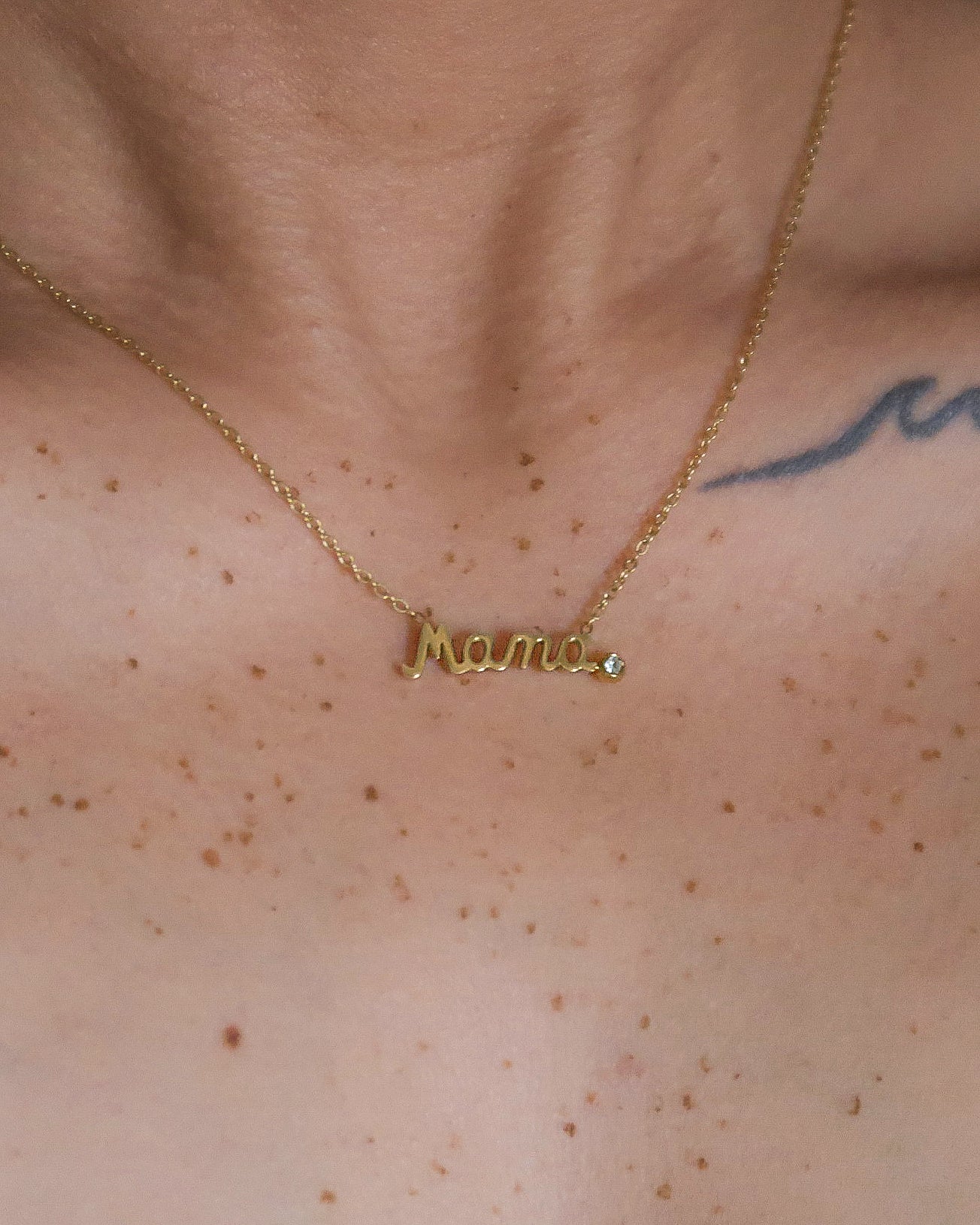 For Mama Solitaire Necklace