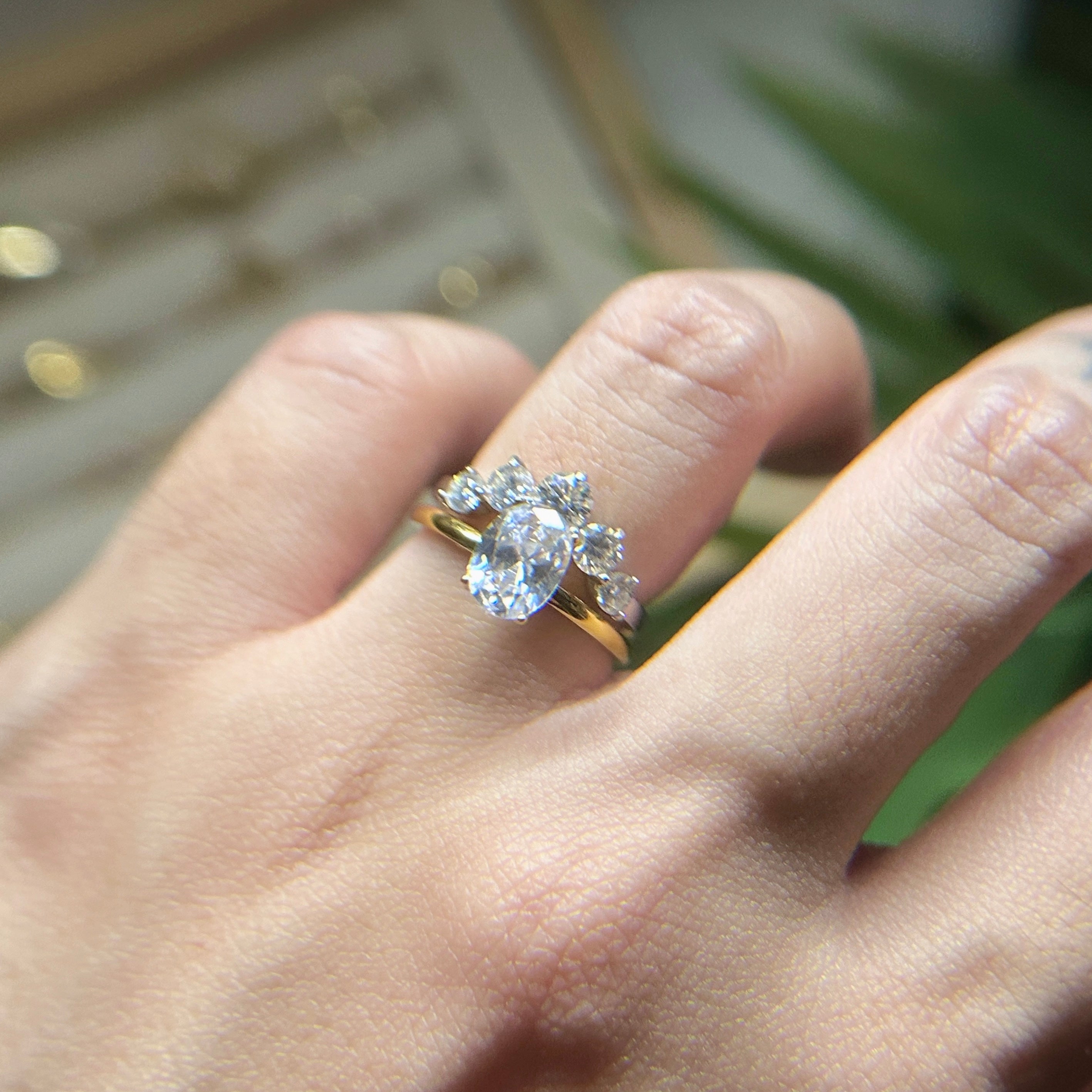 The Everlast Chunky Moissanite Ring