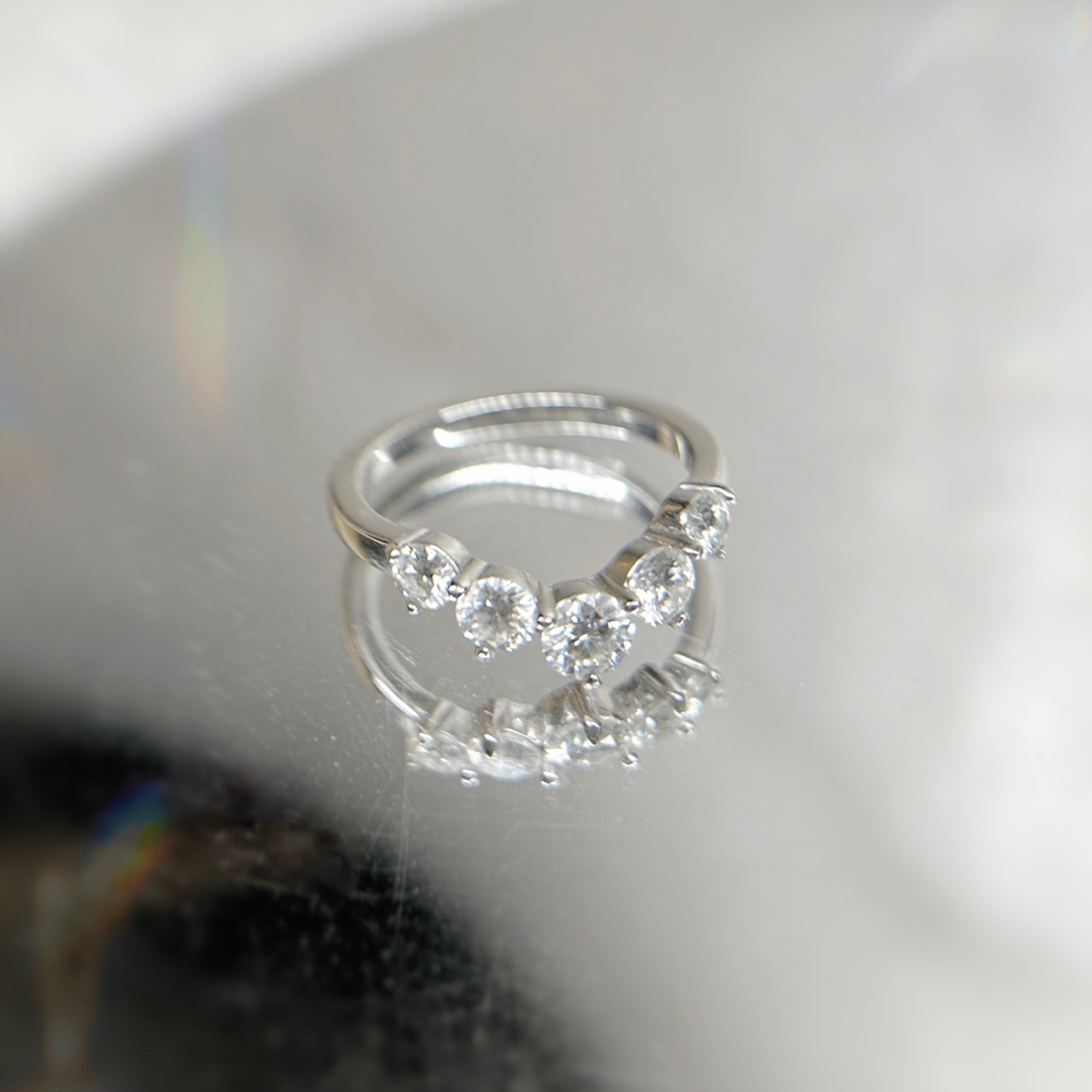 The Everlast Chunky Moissanite Ring
