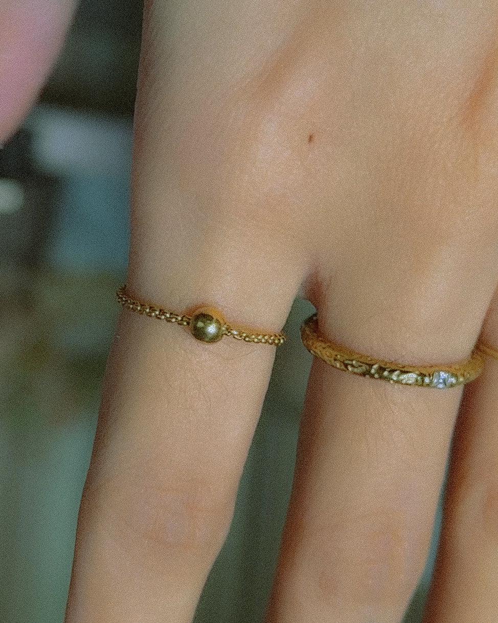The Golden Ball Soft Chain Ring