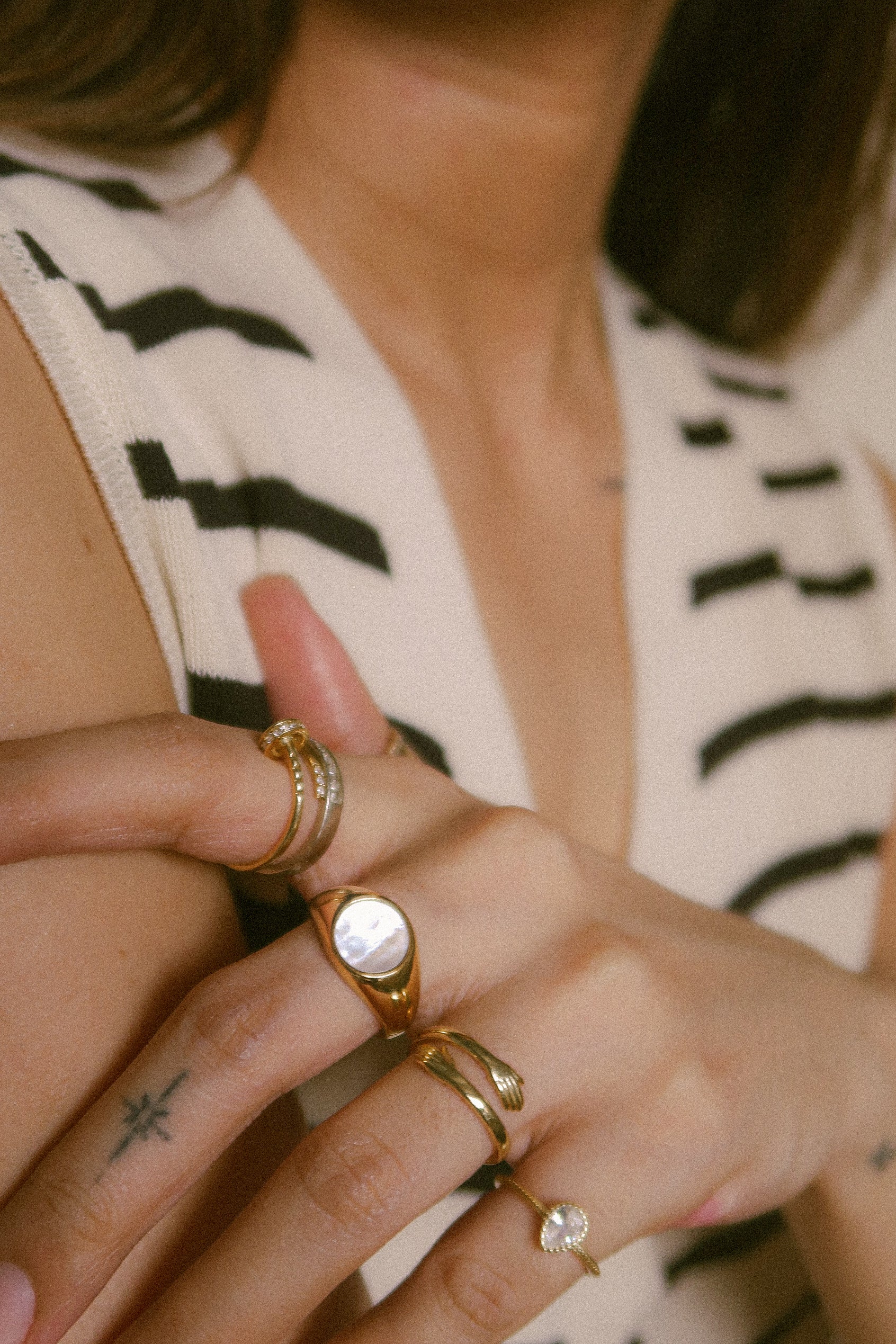 The Classic Pearl Bold Signet Ring