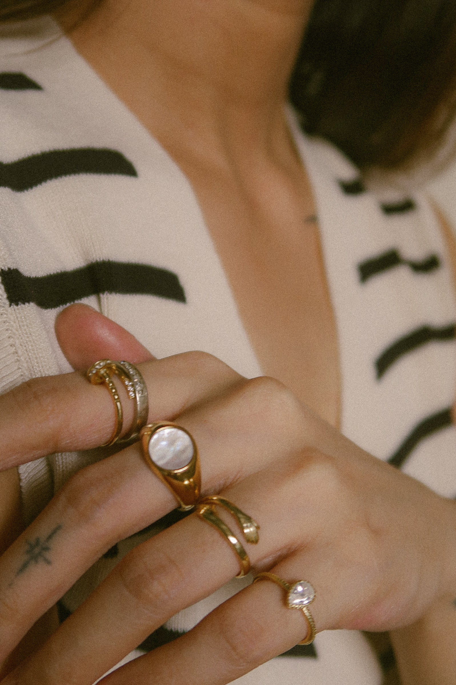 The Classic Pearl Bold Signet Ring