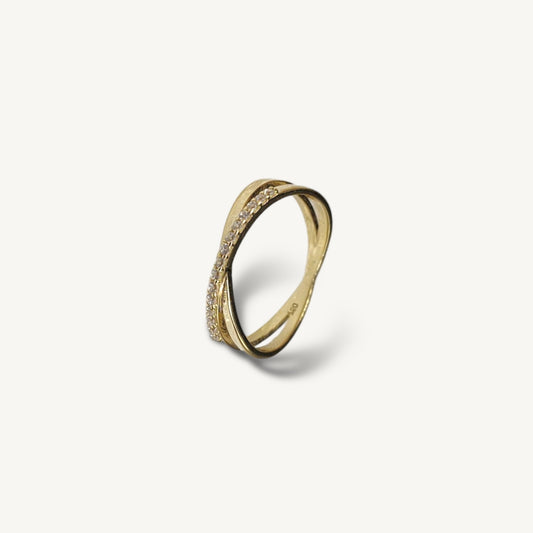 The Crissa Ring in Solid Gold