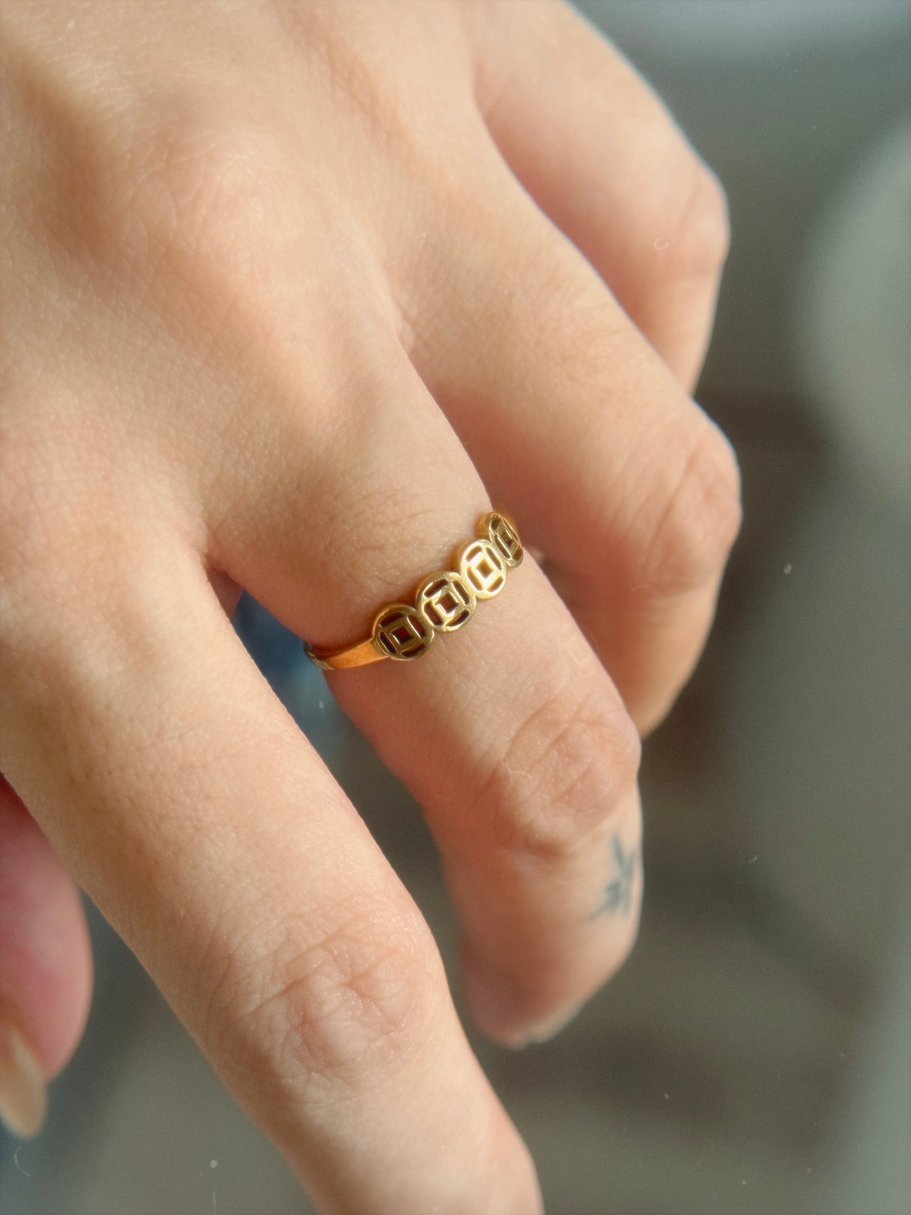 The Money Magnet Dainty Ring