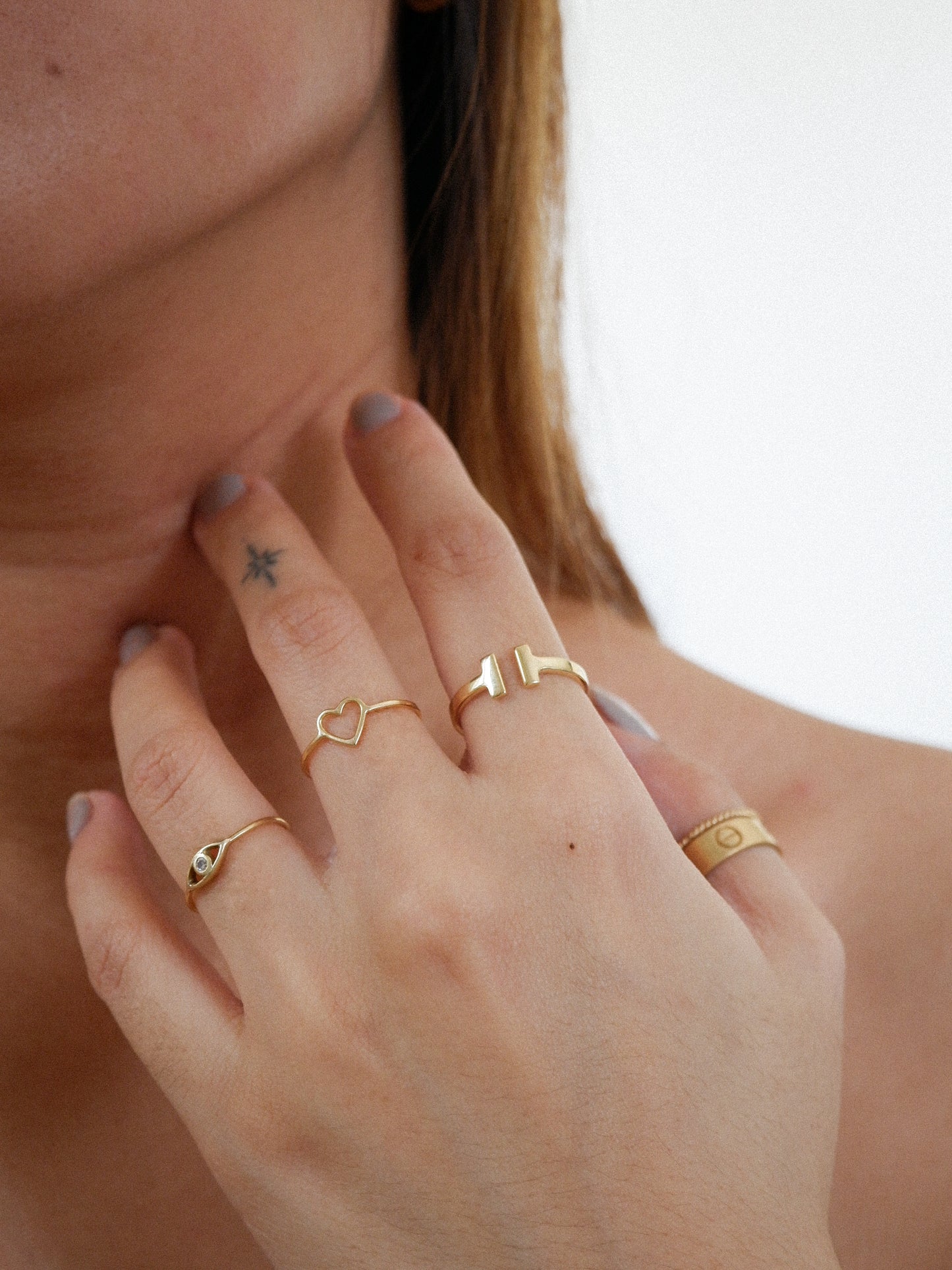 The Tilly Ring in Solid Gold